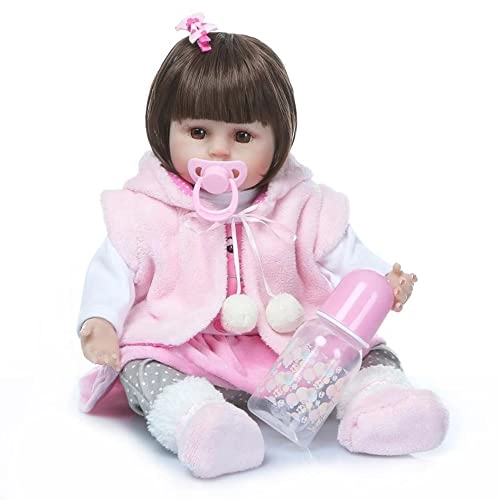 Reborn Baby Doll - 55cm/22in Soft Silicone Dressed