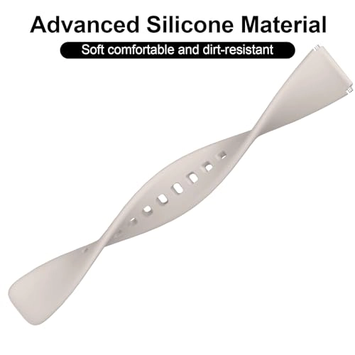 Watch Band for D26 Smart Watch 16mm - Silicone Starlight