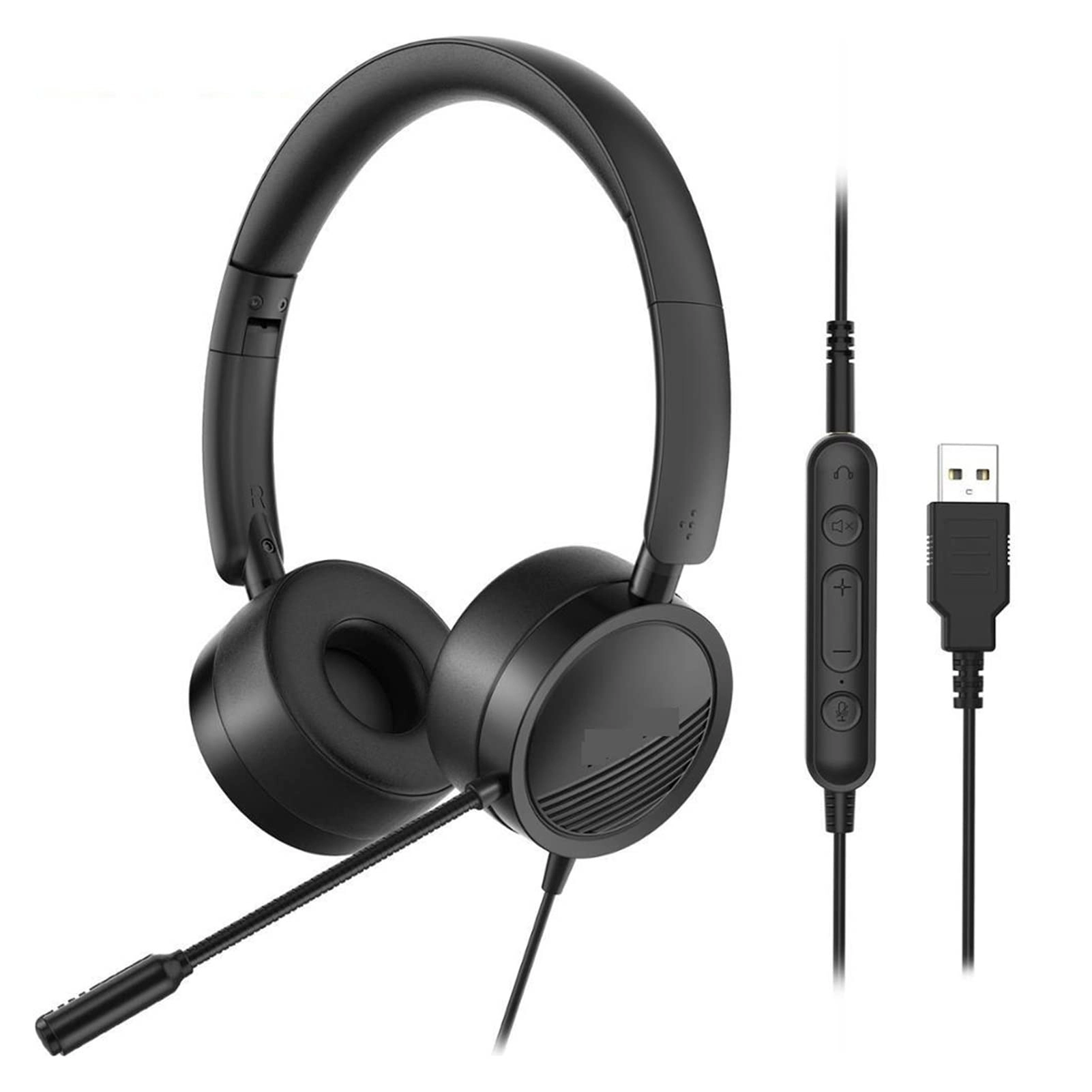 QAZzxcv USB/3.5mm Wired Headset