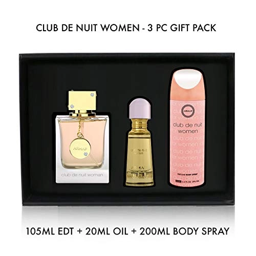 Club De Nuit Woman + CDN Perfume Oil + CDN Perfume Body Spray - 3 Piece