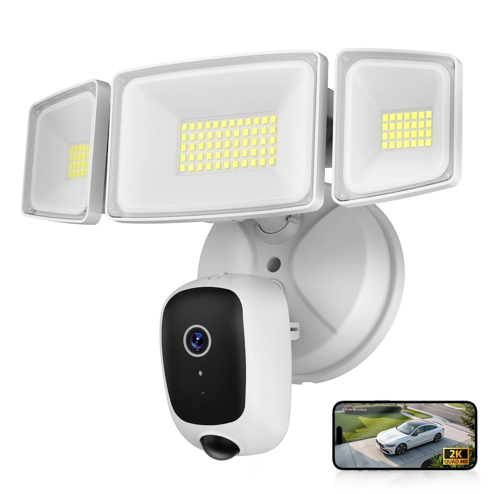 Onforu Hardwired Floodlight Camera 2K