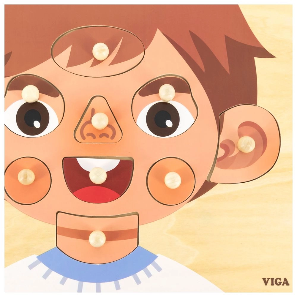 Boys Face Puzzle (29464294-44664) - 10 pcs