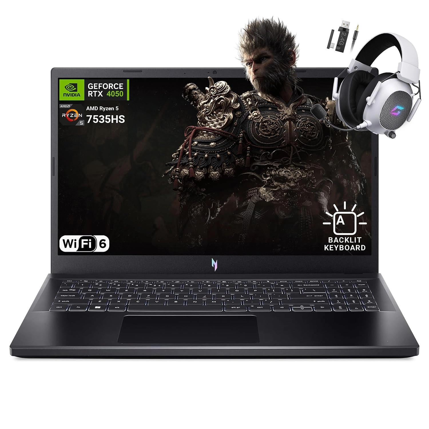 Nitro V 15 ANV15-41 - 15.6'' Ryzen 5-7535HS 8GB DDR5 512GB SSD