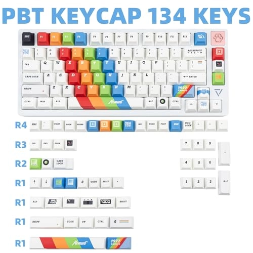 PBT Keycap Set - ANSI layout Keycap Puller