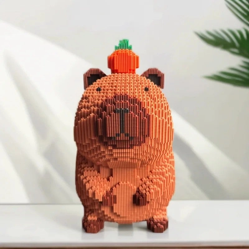 Bluejw Capybara Building Block Set