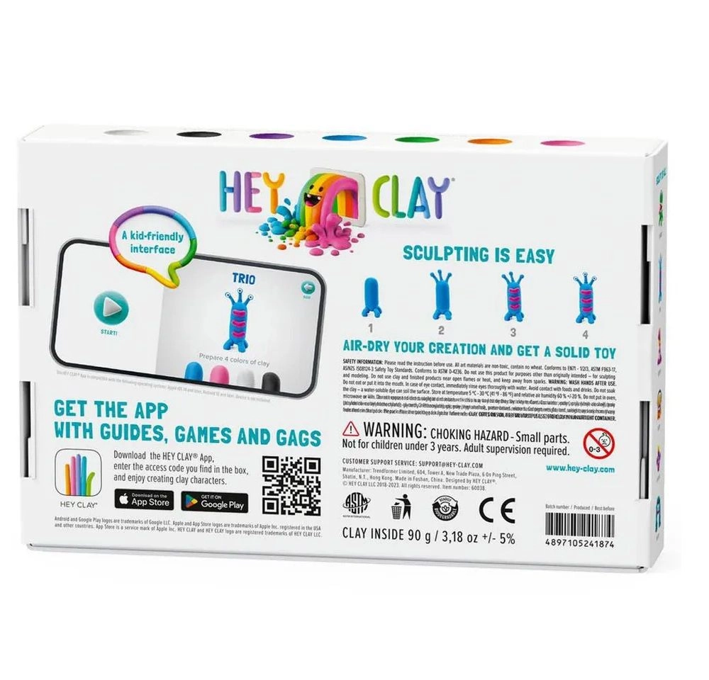 DIY Aliens Burger, Trio, Scorpio - 3+ years 6 pcs