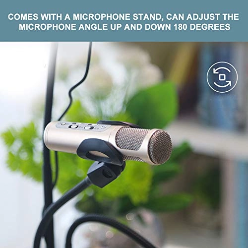 5in Folding LED Ring Light - 3-Color Temperature Phone Holder Microphone Holder