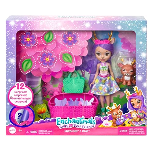 Danessa Deer Doll - 15 cm Plastic Ages 4+