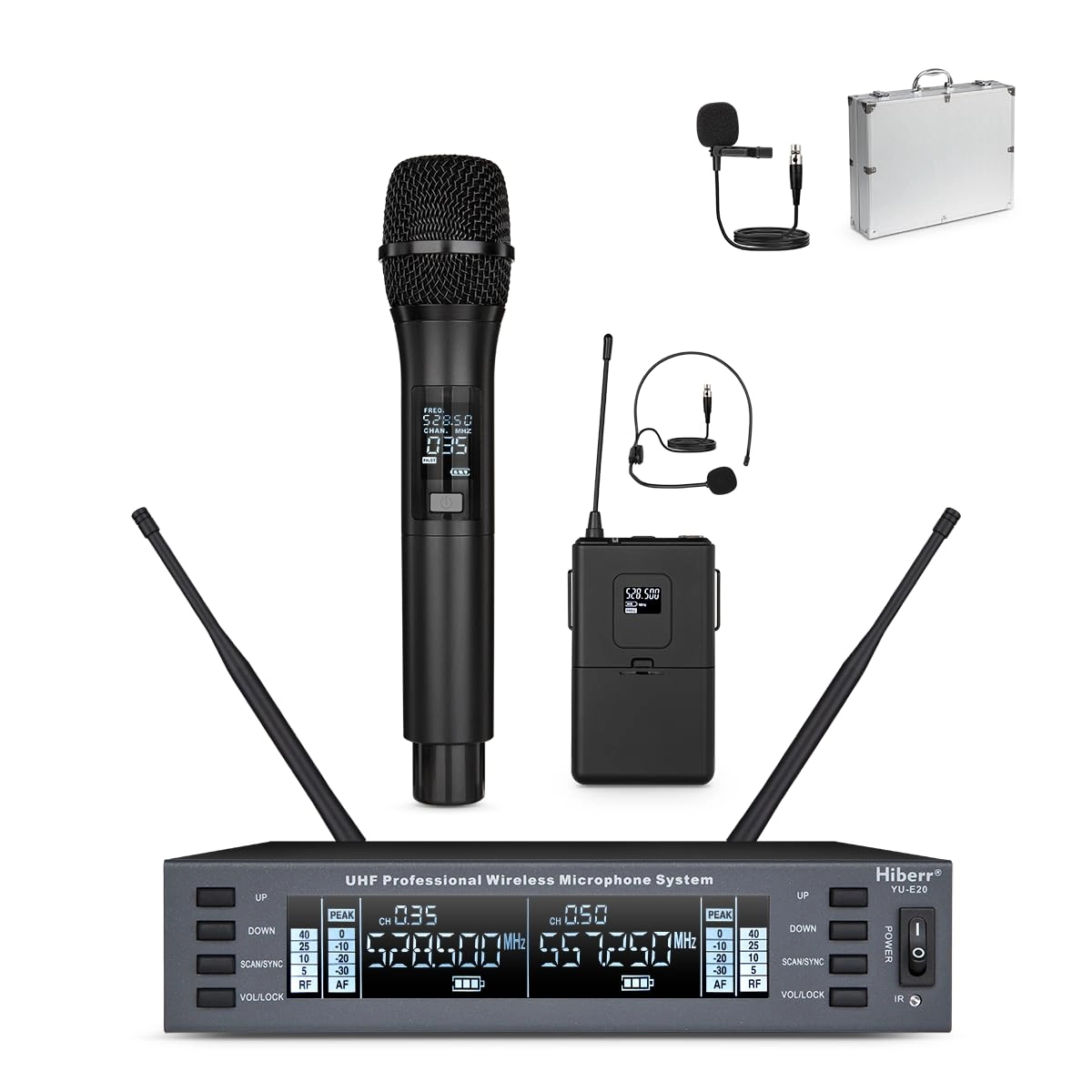 Hiberr Electronic Technology Co.,Ltd. Vocal Wireless Microphone - Dual Channel