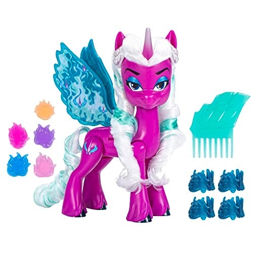 My Little Pony Opaline Arcana Wing Surprise - 5-Inch Alicorn Ages 5+