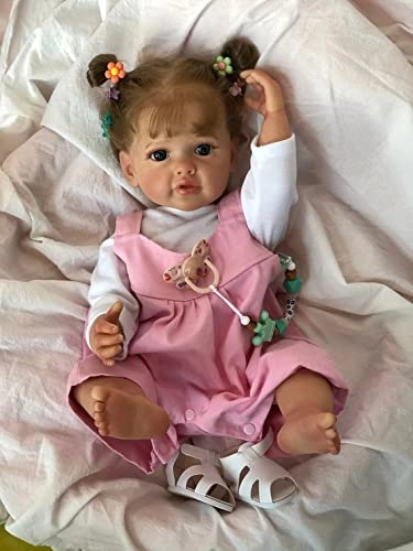 Betty Reborn Baby Doll - 55 cm Silicone Vinyl Blue Eyes
