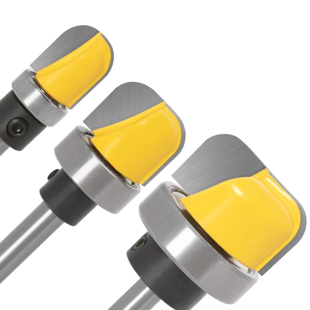 Bowl and Tray Template Router Bit - 1/4 Inch 3Pcs