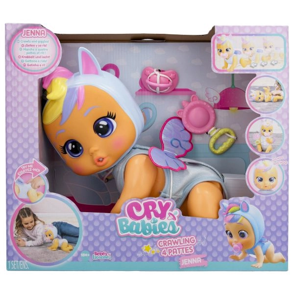 Jenna Crawling Doll - Interactive Multi Colour Ages 3+