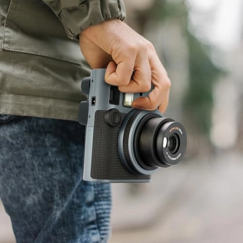 Instax Mini 41 + Instax Mini Instant Film - 20 Sheets + Photo Album - 64 Pockets + Microfiber Cleaning Cloth