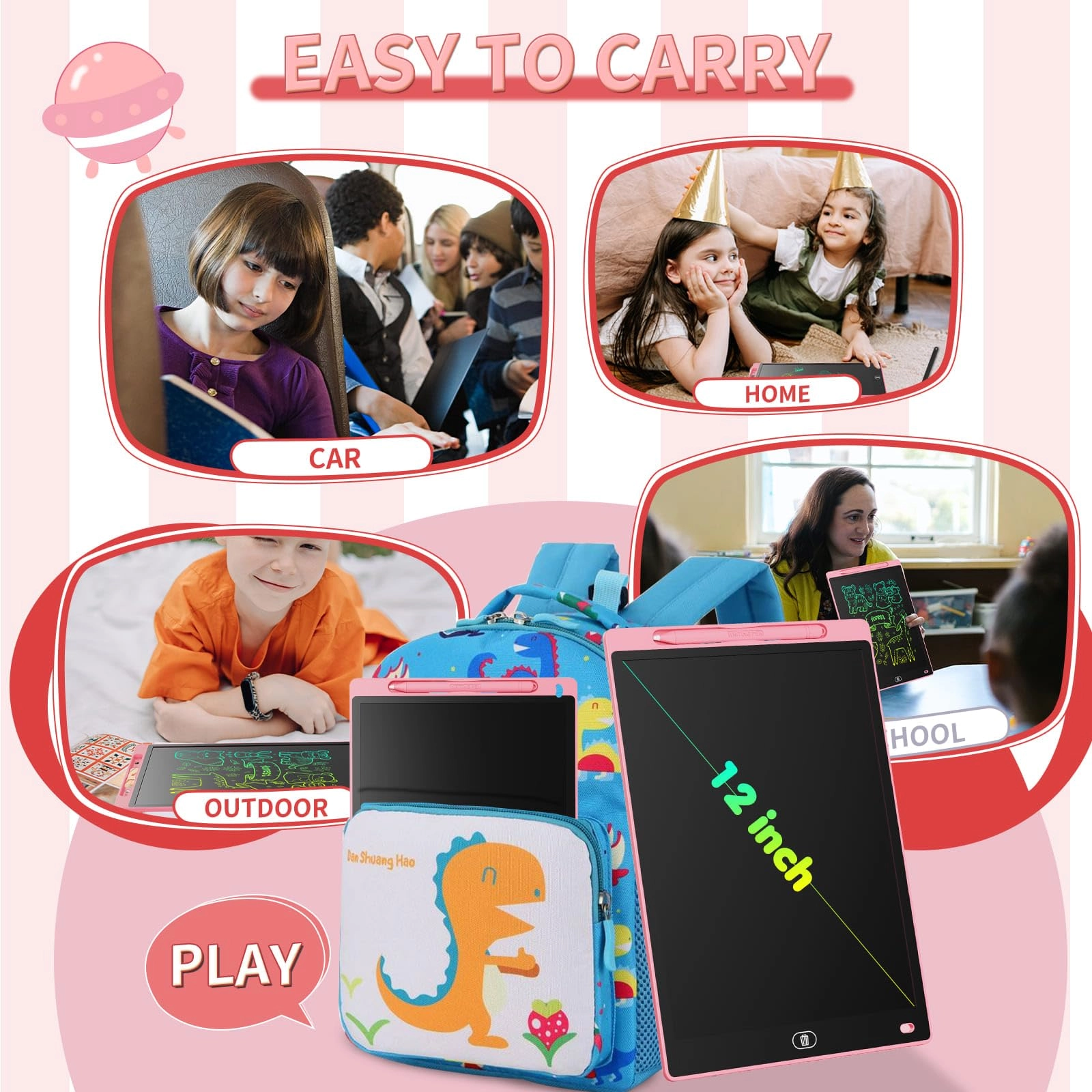 LCD Drawing Board - 2+ years 2 pcs Pack