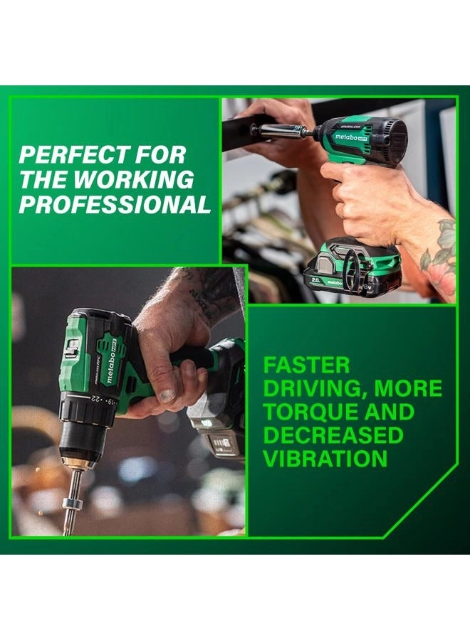 Brushless Driver Drill - 2.0 Ah 18V + Impact Driver