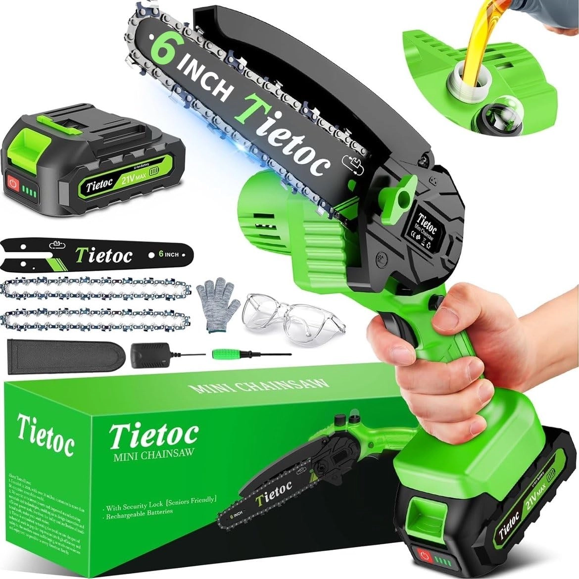 Tietoc Direct Mini Chainsaw - 880 Watts
