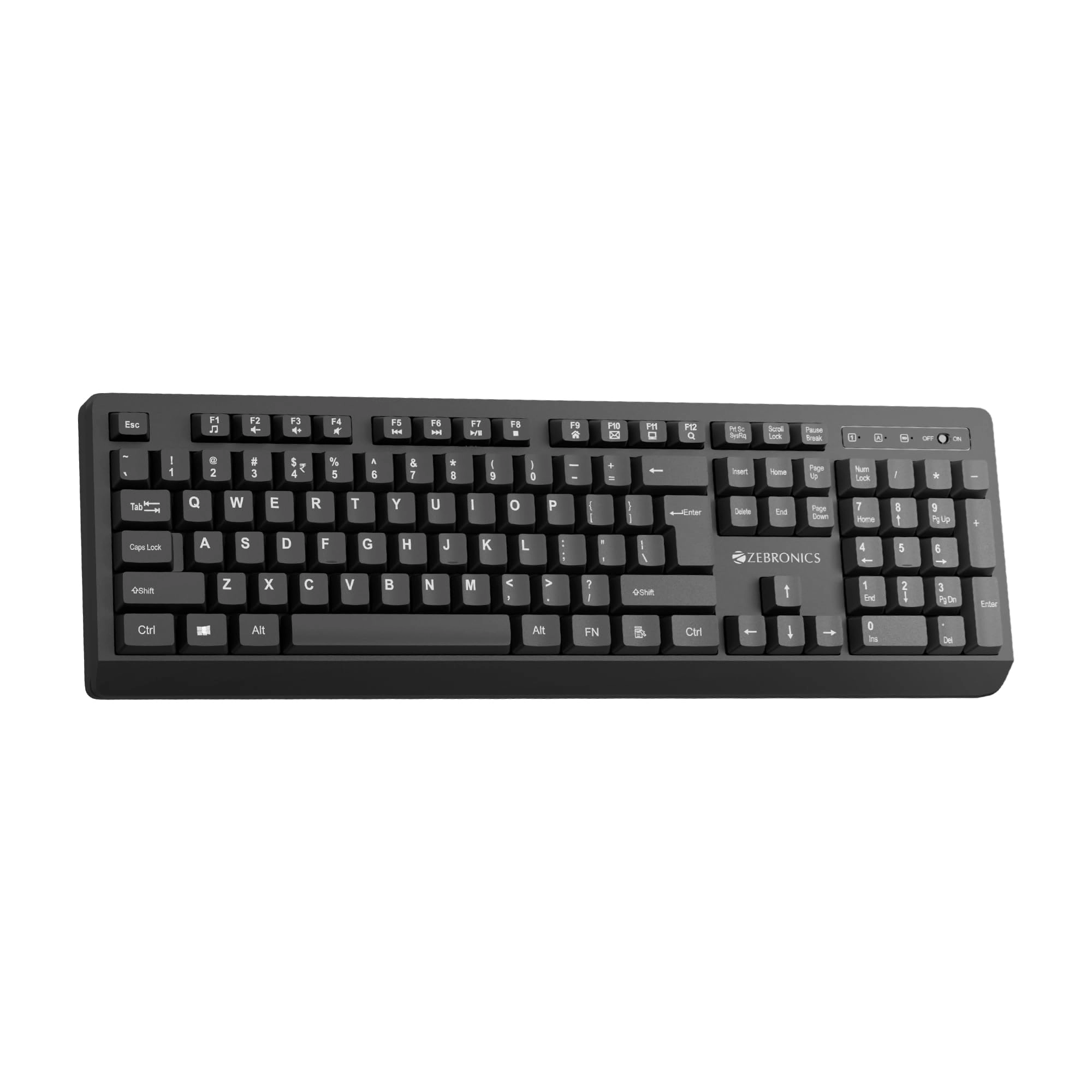 No.13/7, Smith Road, Royapettah, Chennai - 600 002, Zebronics India Private Limited Companion 116-K - QWERTY Wireless