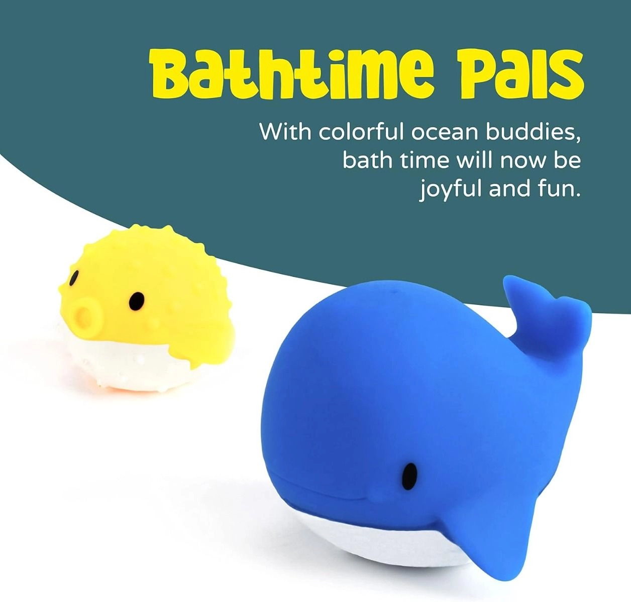 Sea Animals Baby Bath Toys - Multi Colour 1+