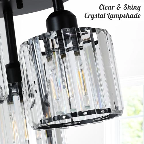 Modern Crystal Ceiling Lights - Dimmable