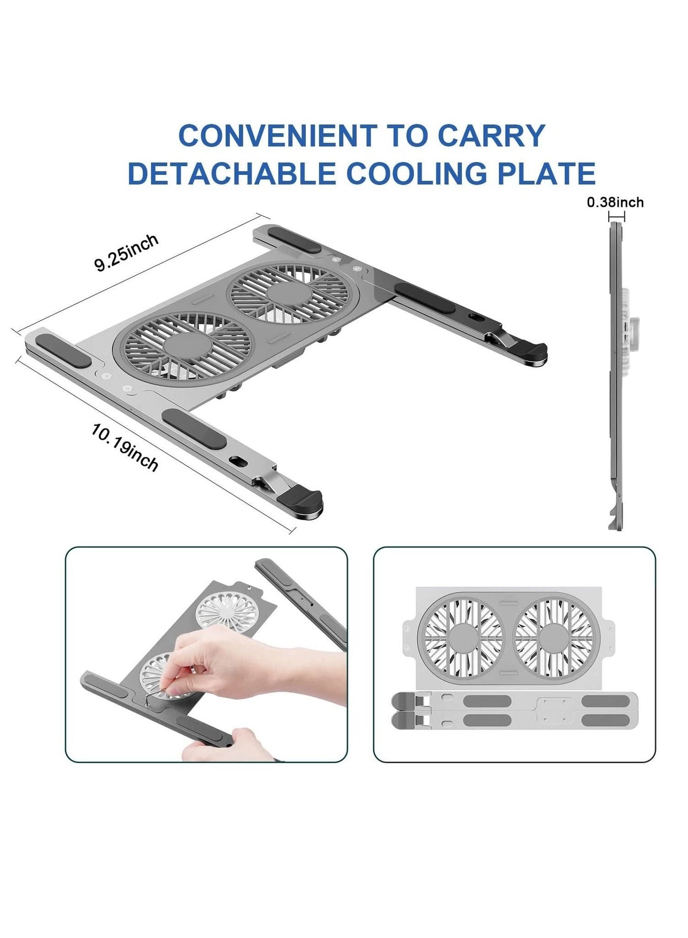 Gaming Laptop Cooling Pad - 8 Fans 15-17.3 Inch