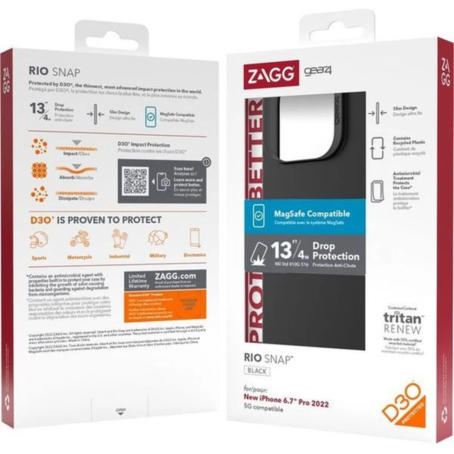 Gear4 Rio Case with MagSafe for iPhone 14 Pro Max