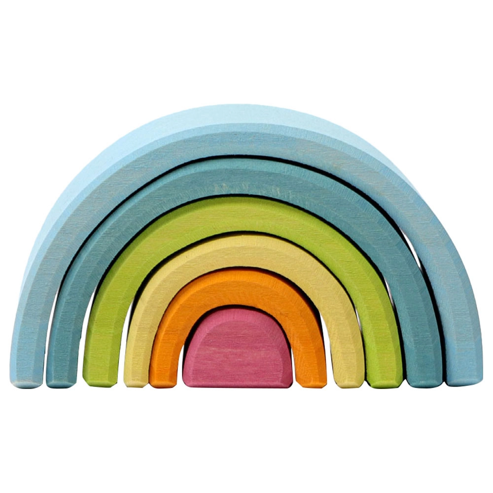 GRIMM’S Wooden Rainbow Frames - Suitable for 3 years and above 6pcs