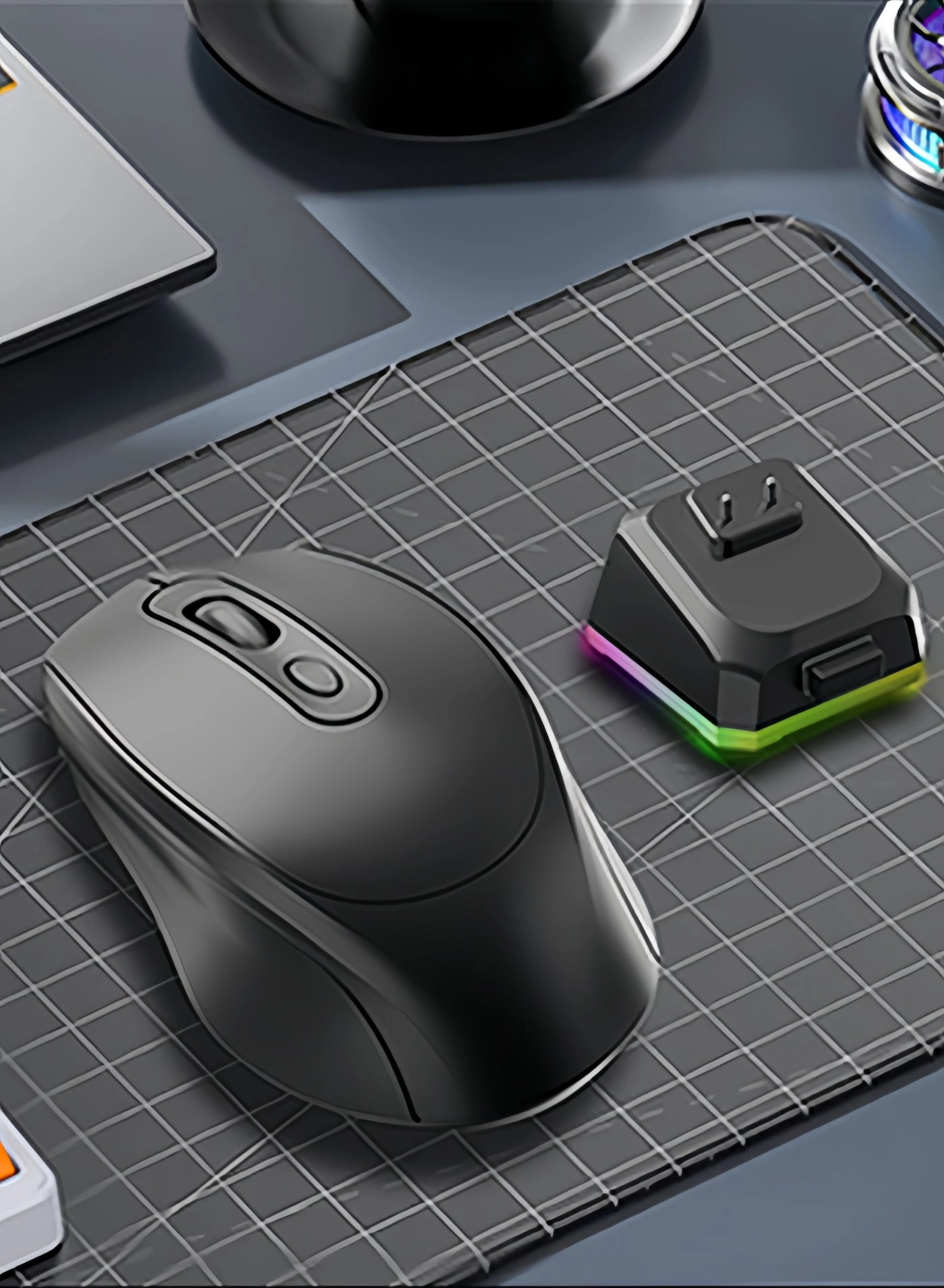 Wireless Gaming Mouse - 2.4G Bluetooth USB-C Wired