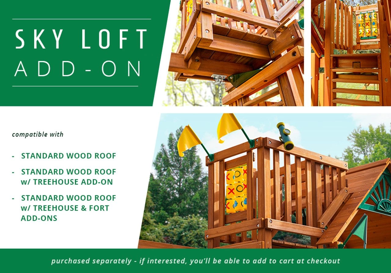 Cimmaron Pioneer Peak Treehouse Roof