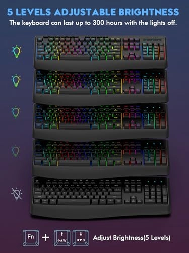 RGB Wireless Keyboard - Wired/Wireless