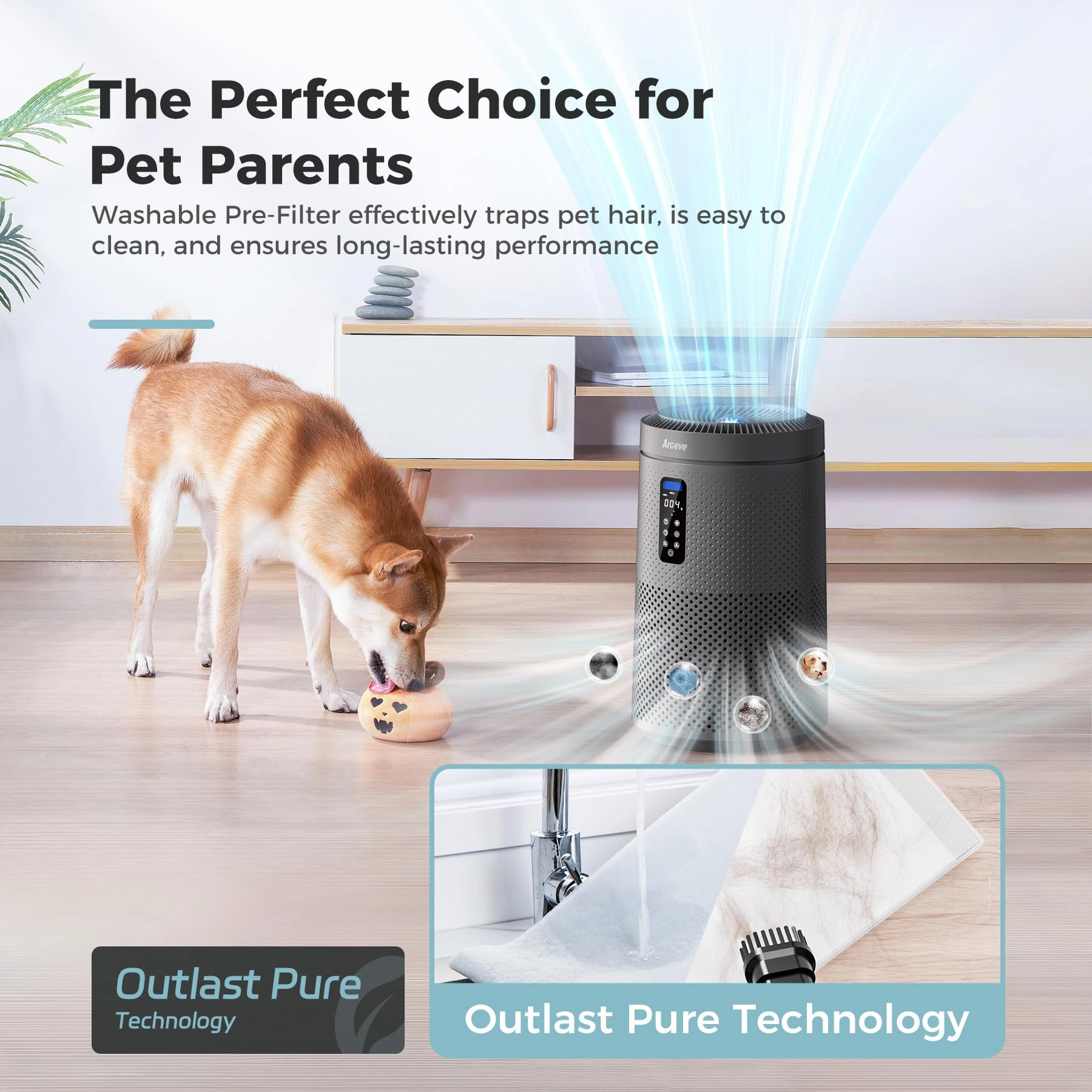 MK09W - Air Purifier 1782 Sq. Ft. Star Projector