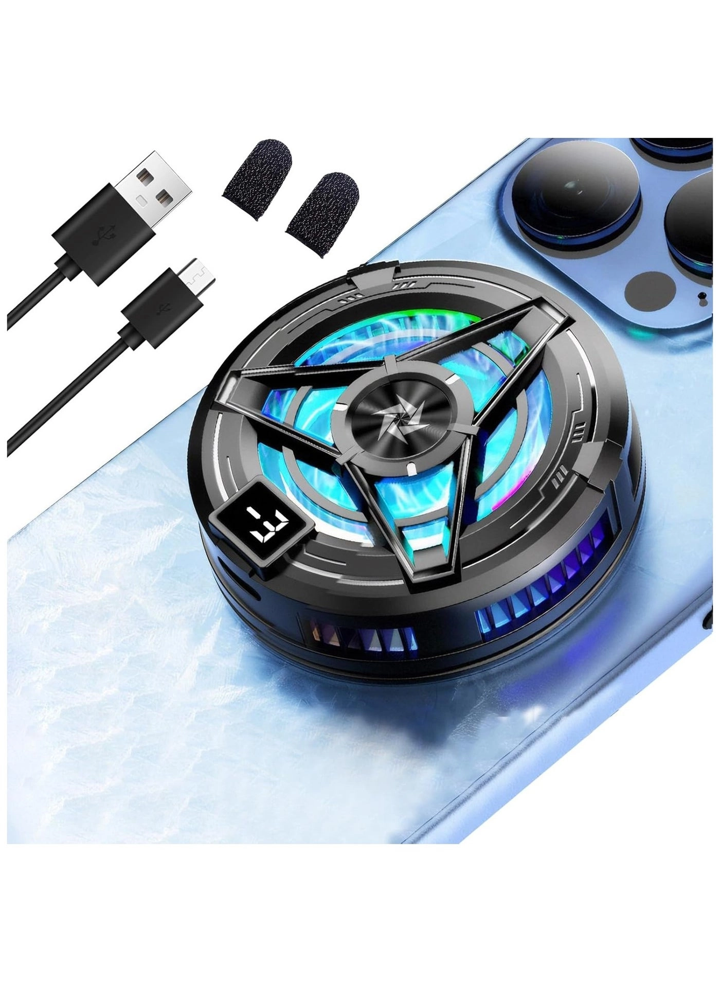 AL19 - Icing Semiconductor Mobile Phone Radiator Magnetic Back Clip