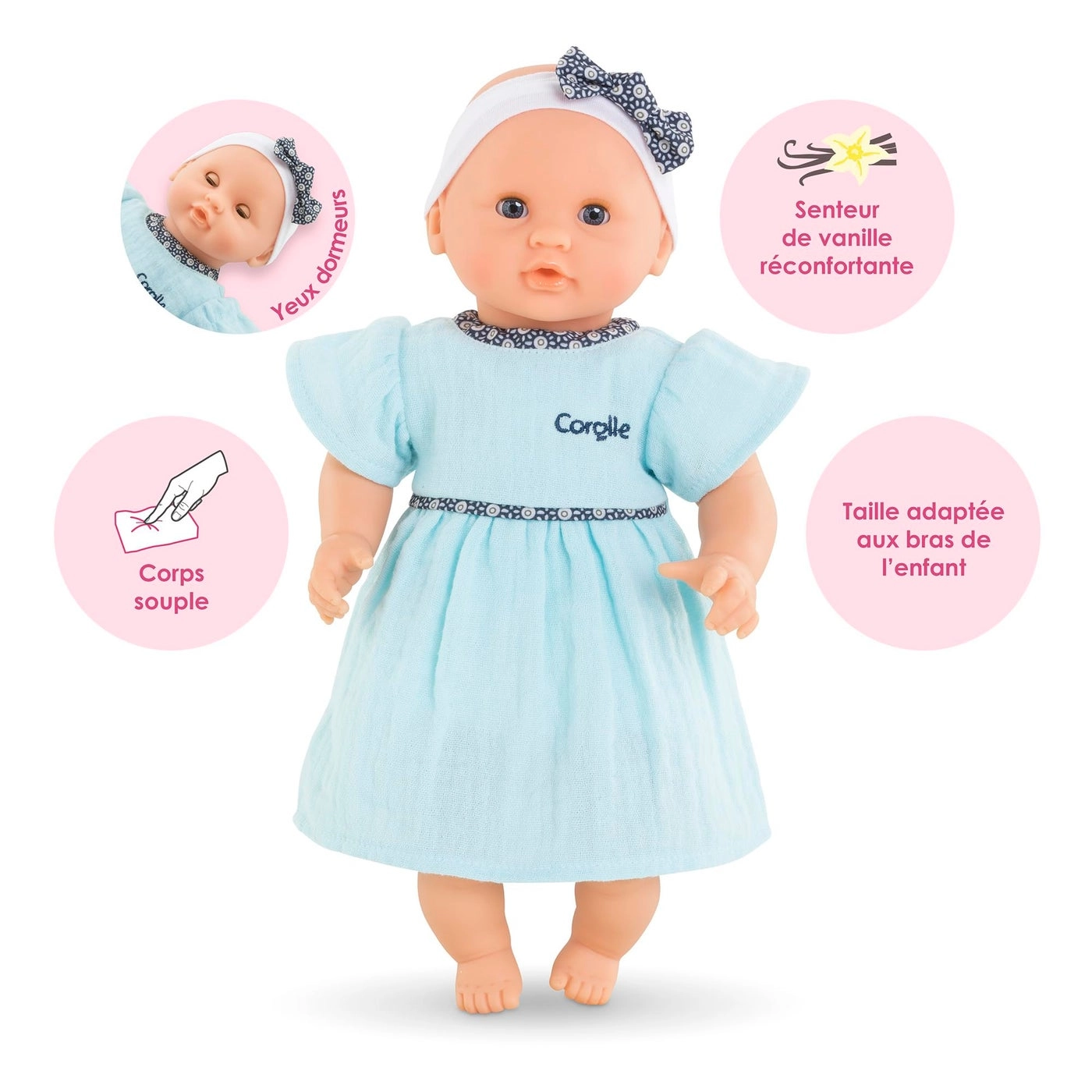Baby Calin Maud - 30 cm Vinyl Ages 18 months+