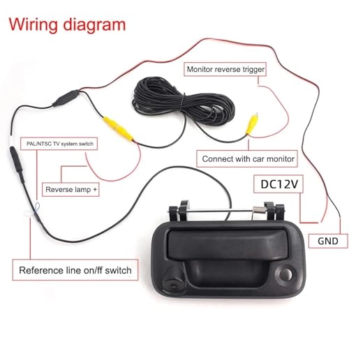 Rear View Camera Fisheye - Night vision Wired 1080P