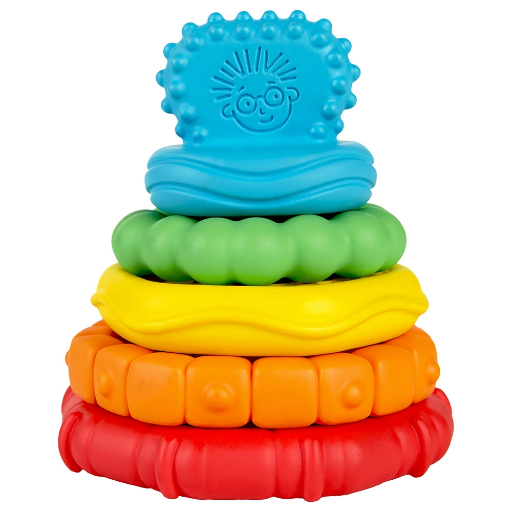 Stacking Teether Toy - Multi Colour 0 +