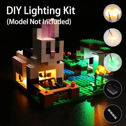 Lighting Kit 21181 for LEGO 21181 The Rabbit Ranch - ABS