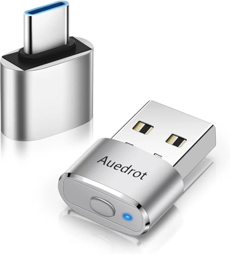 Mouse Jiggler - Metal USB Plug & Play 2 Jiggle Modes Silver