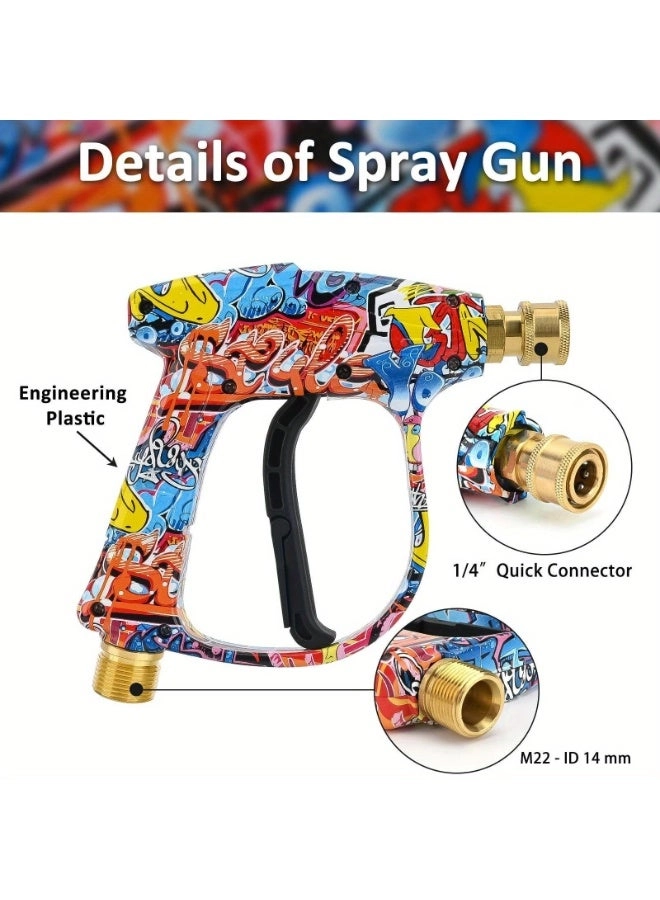 High Pressure Washer Gun - 3000 PSI 1/4 Inch Quick Connector