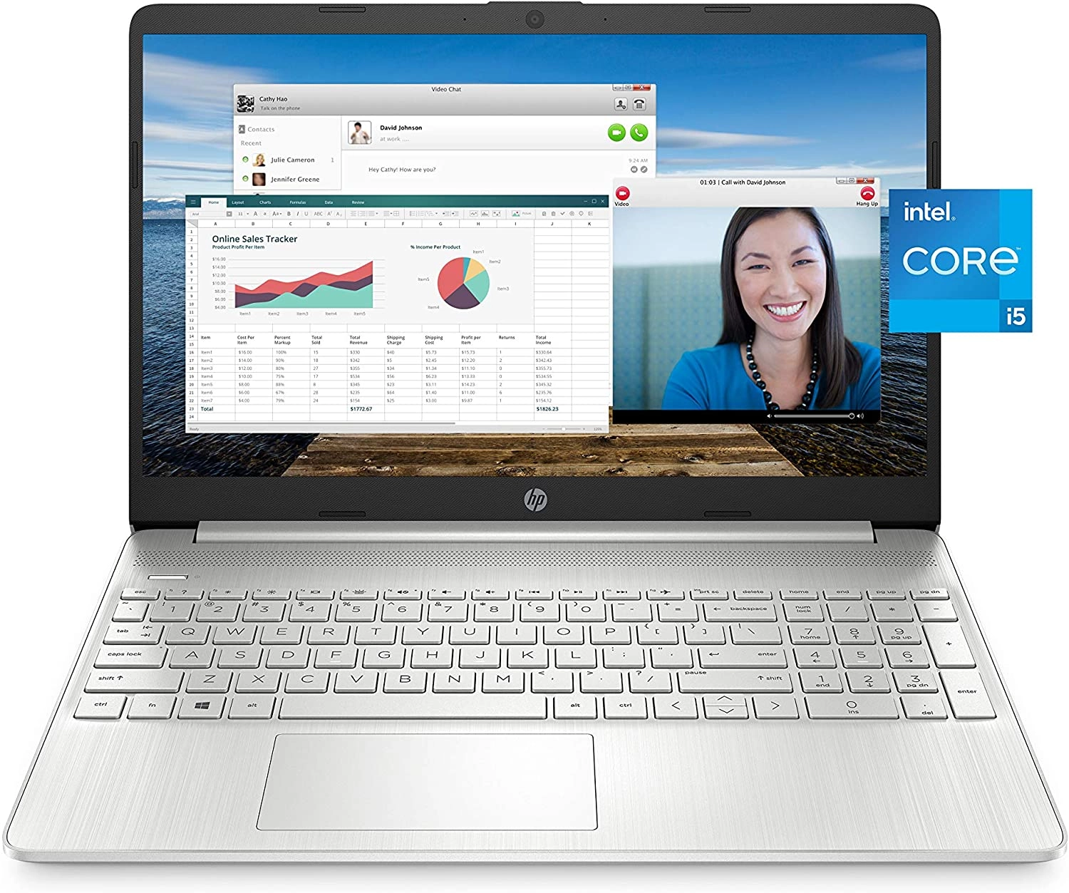HP 15-dy2021nr - 15.6'' Core i5-1135G7 8GB DDR4 256GB SSD