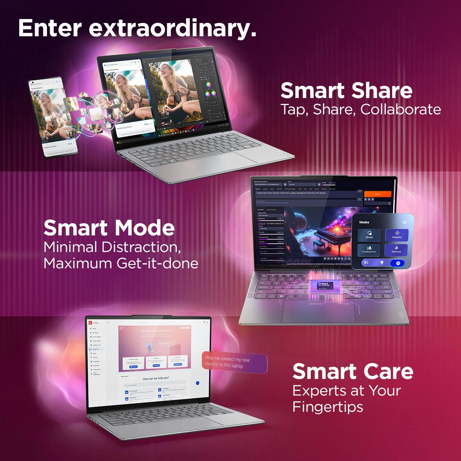 Yoga Slim 7 14ILL10 - 14'' Core Ultra 5 228V 32GB DDR5 1TB SSD