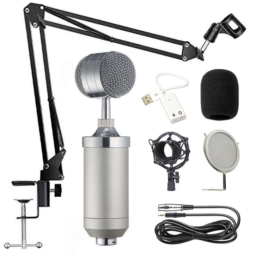 DXYQXL Condenser Microphone 3.5mm-Mini-Jack Microphone Kit