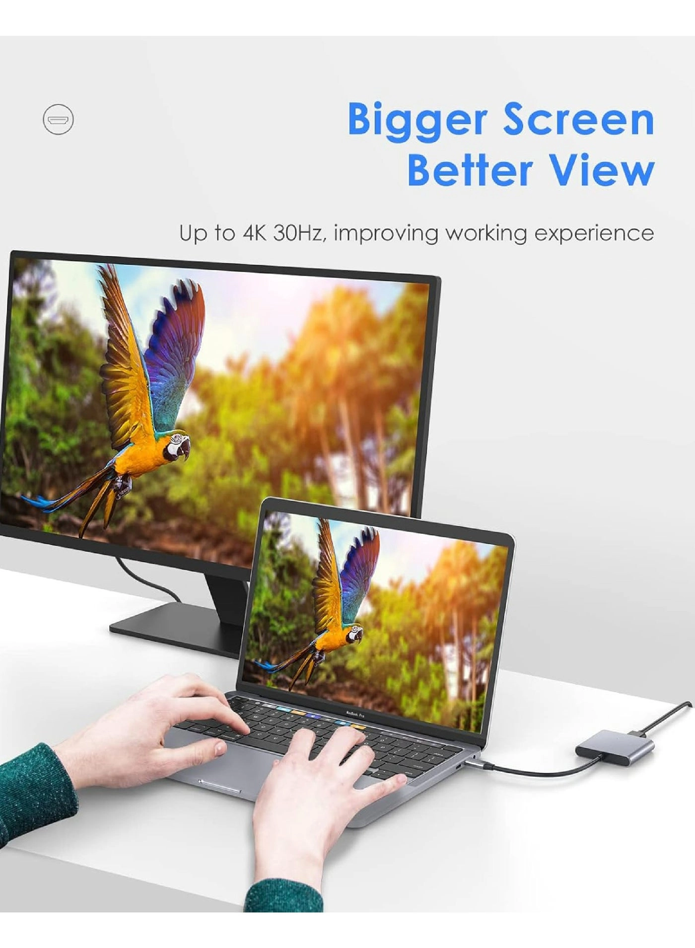 USB C to HDMI Adapter - USB 3.0 4K UHD 3840×2160@30Hz