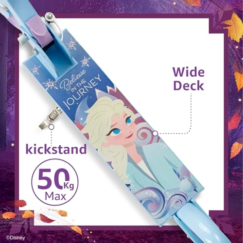 Frozen 2 Wheel Scooter - LED Light Purple Sp-7062