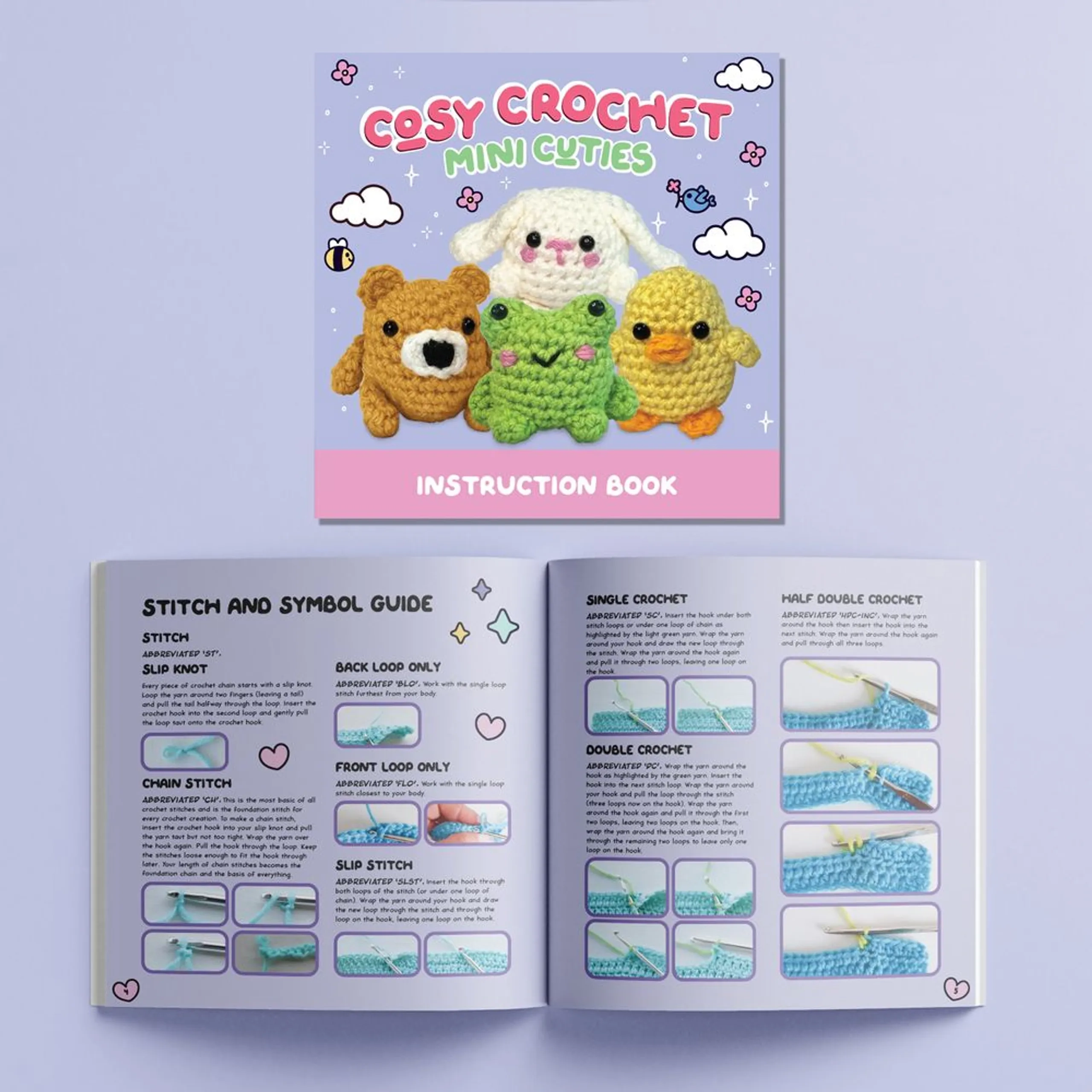 Cosy Crochet Your Own Mini Cuties - 4 pieces