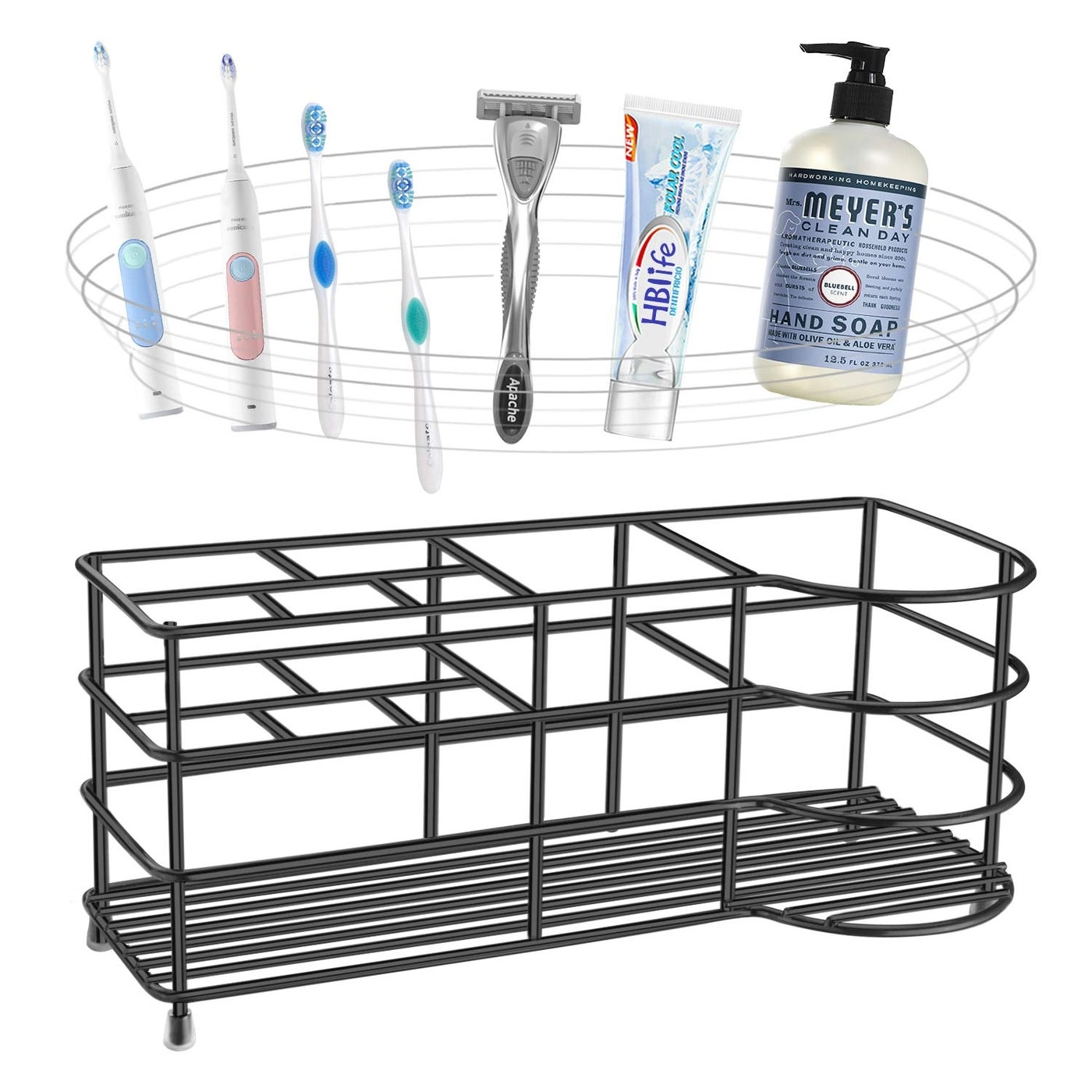 Electric Toothbrush Holder - 2 electric 3 regular