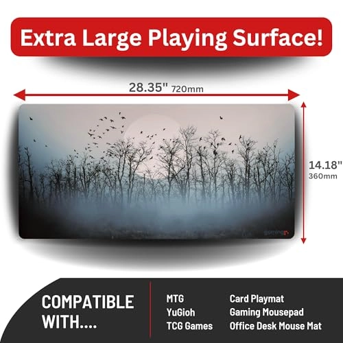 SinglePlayerMTG Polyester Gaming Mouse Pad - 72x36 cm