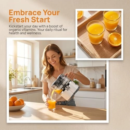 Dual Head Electric Citrus Juicer - 150W ≤400mL