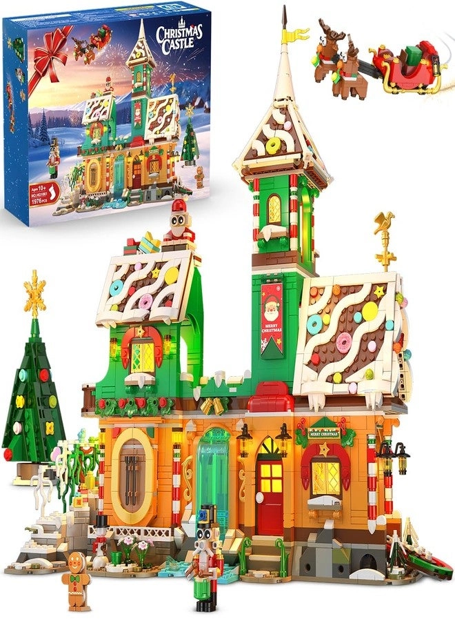 CUBIMANA Christmas Gingerbread House Building Set - 1976 pcs