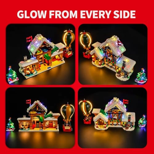 LED Light Kit for LEGO Icons Santa's Post Office