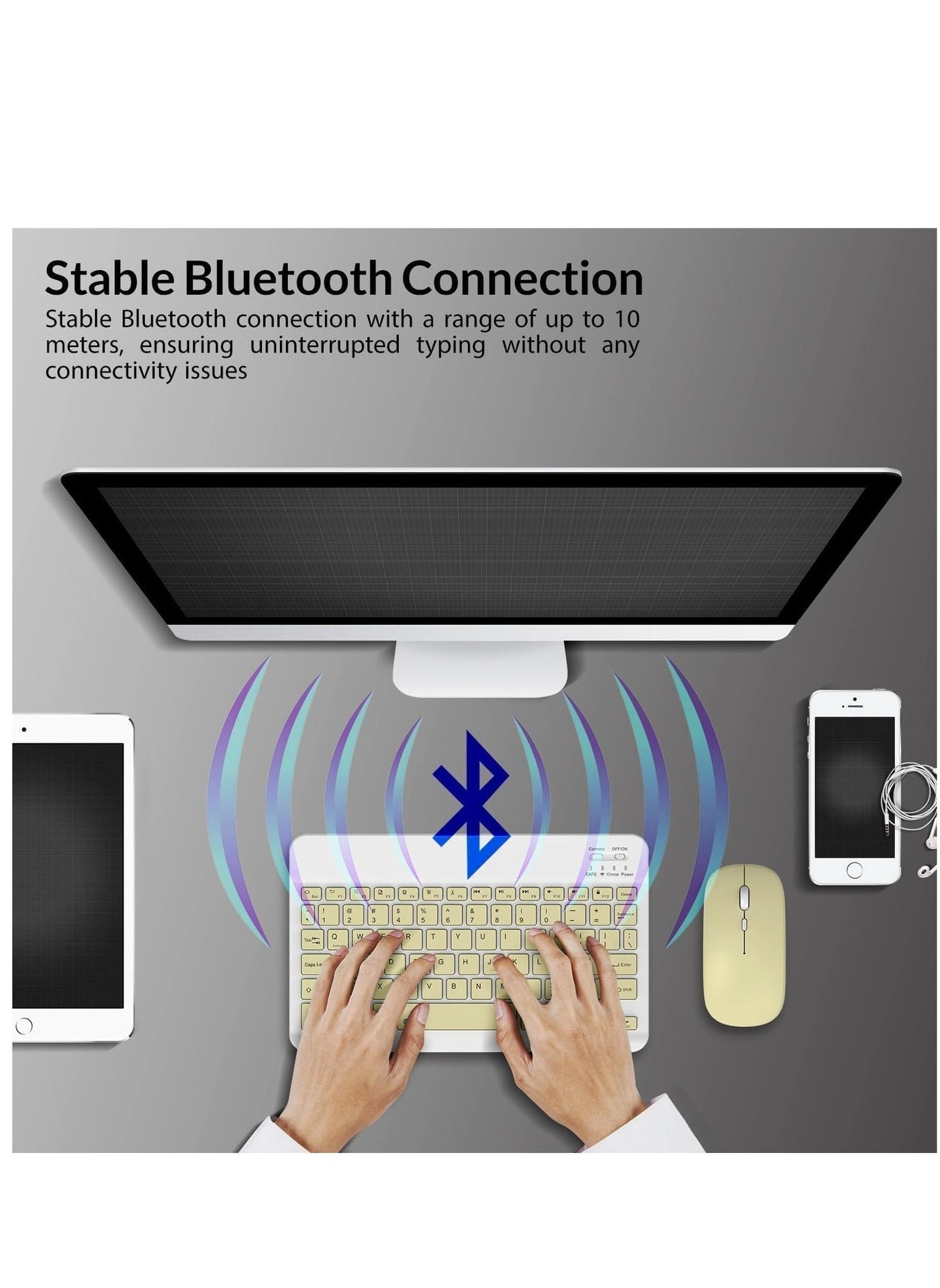 Keyboard and Mouse Combo - US Wireless